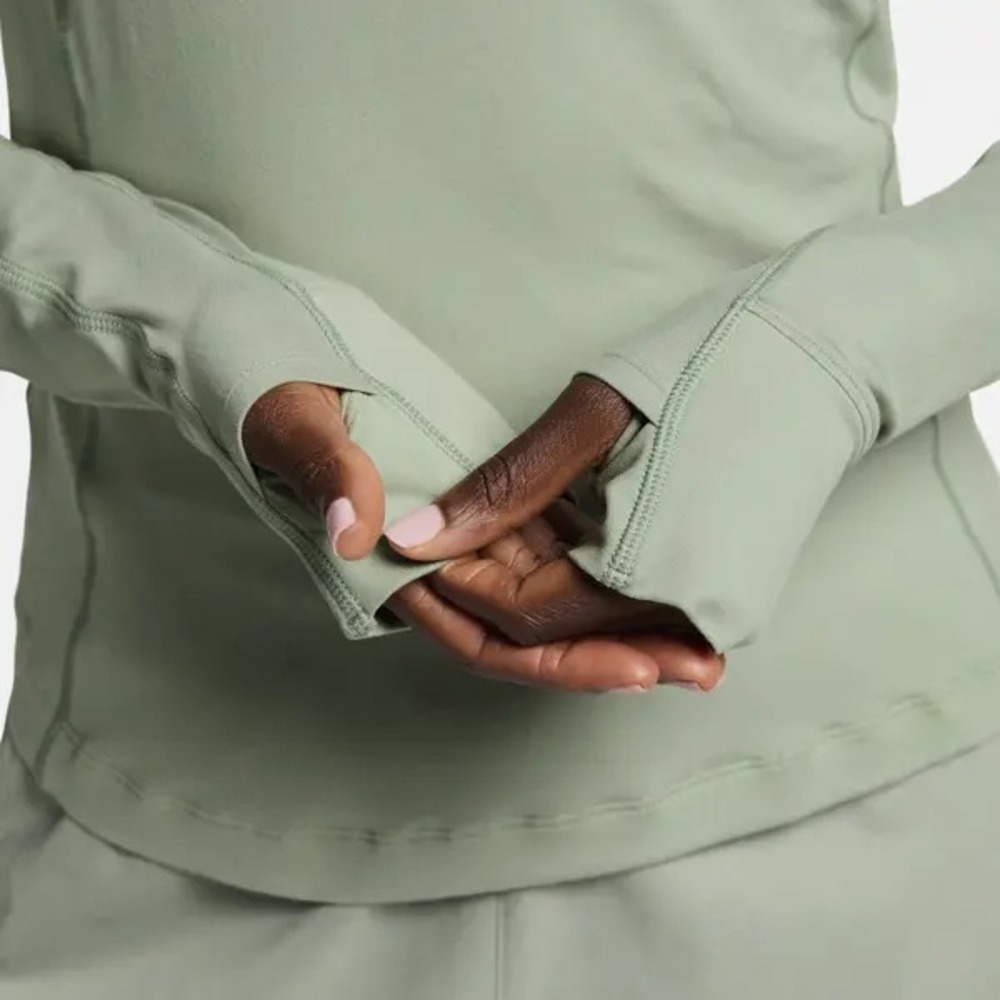 Nike ACG Shirt Womens M Dri-FIT ADV Long Sleeve Top Mock Goat Rocks Green FN1963 - Picture 3 of 11